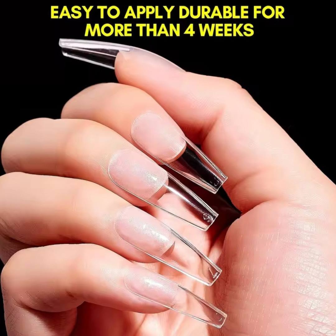 Medium Coffin Soft Gel Tips by Nail Supplies Australia