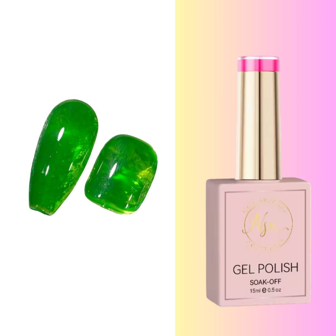 Green Jelly Gel Polish By Nail Supplies Australia