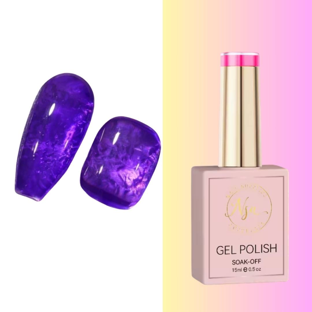 Purple Jelly Gel Polish By Nail Supplies Australia