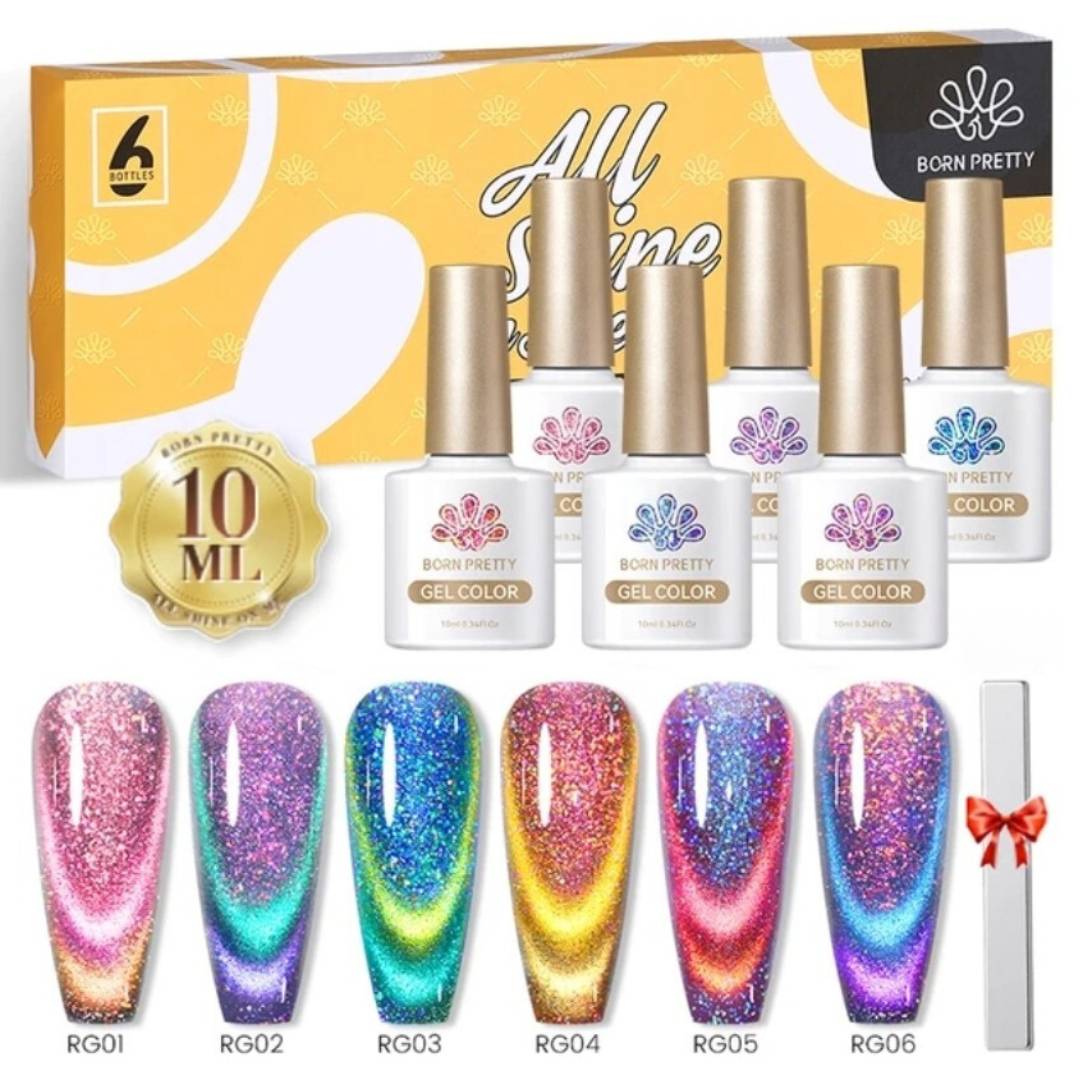 Born Pretty 9D Magnetic Cat Eye Gel Polish Set