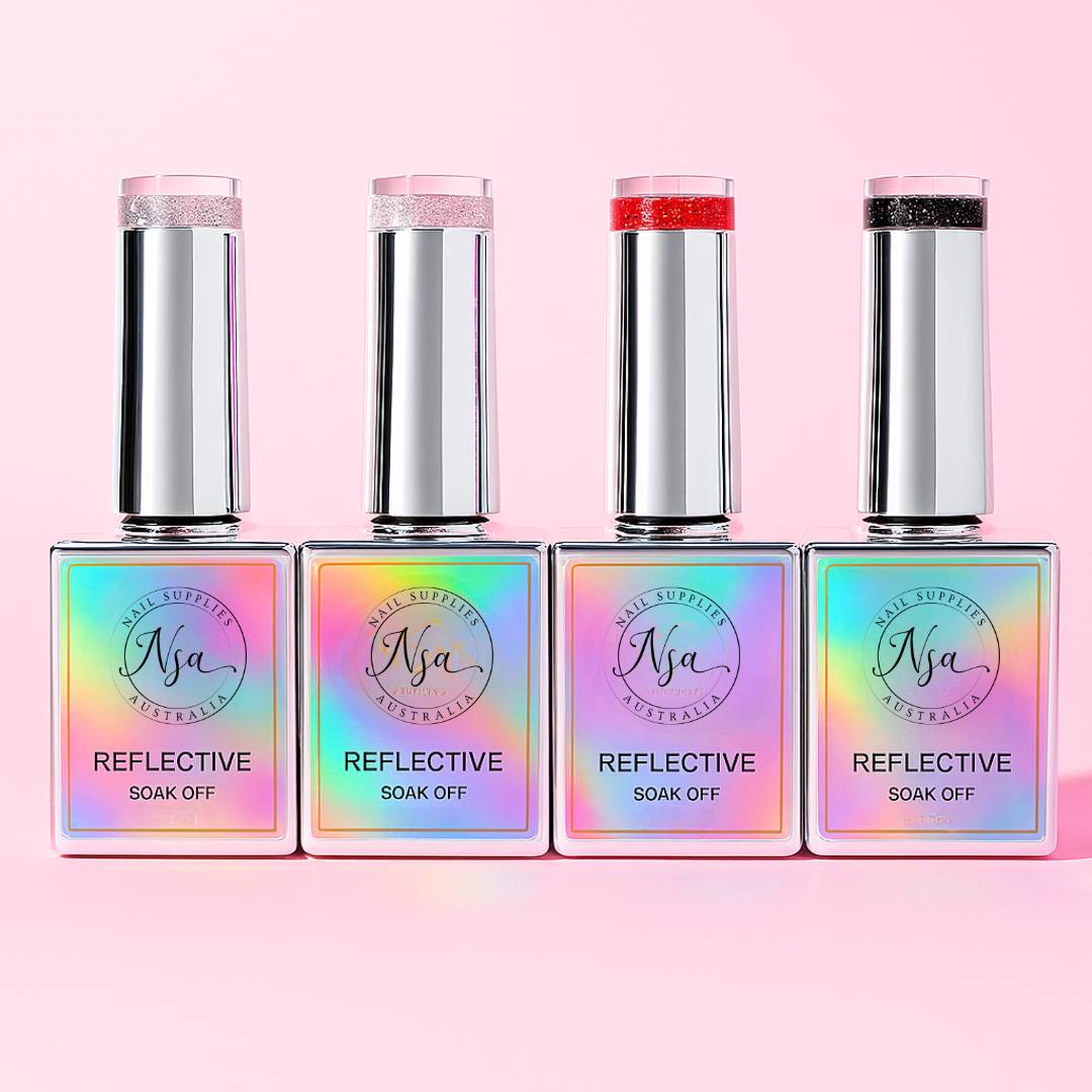 Nail Supplies Australia Reflective Glitter Gel Polish
