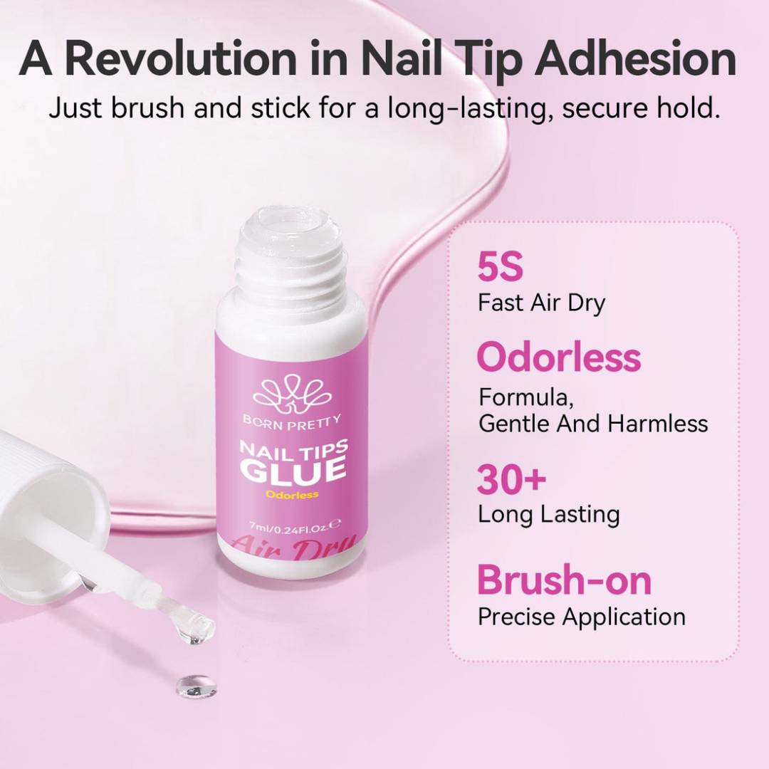 Born Pretty air dry Nail Tips Glue