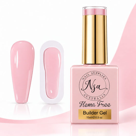 Nail Supplies Australia Baby pink builder in a bottle