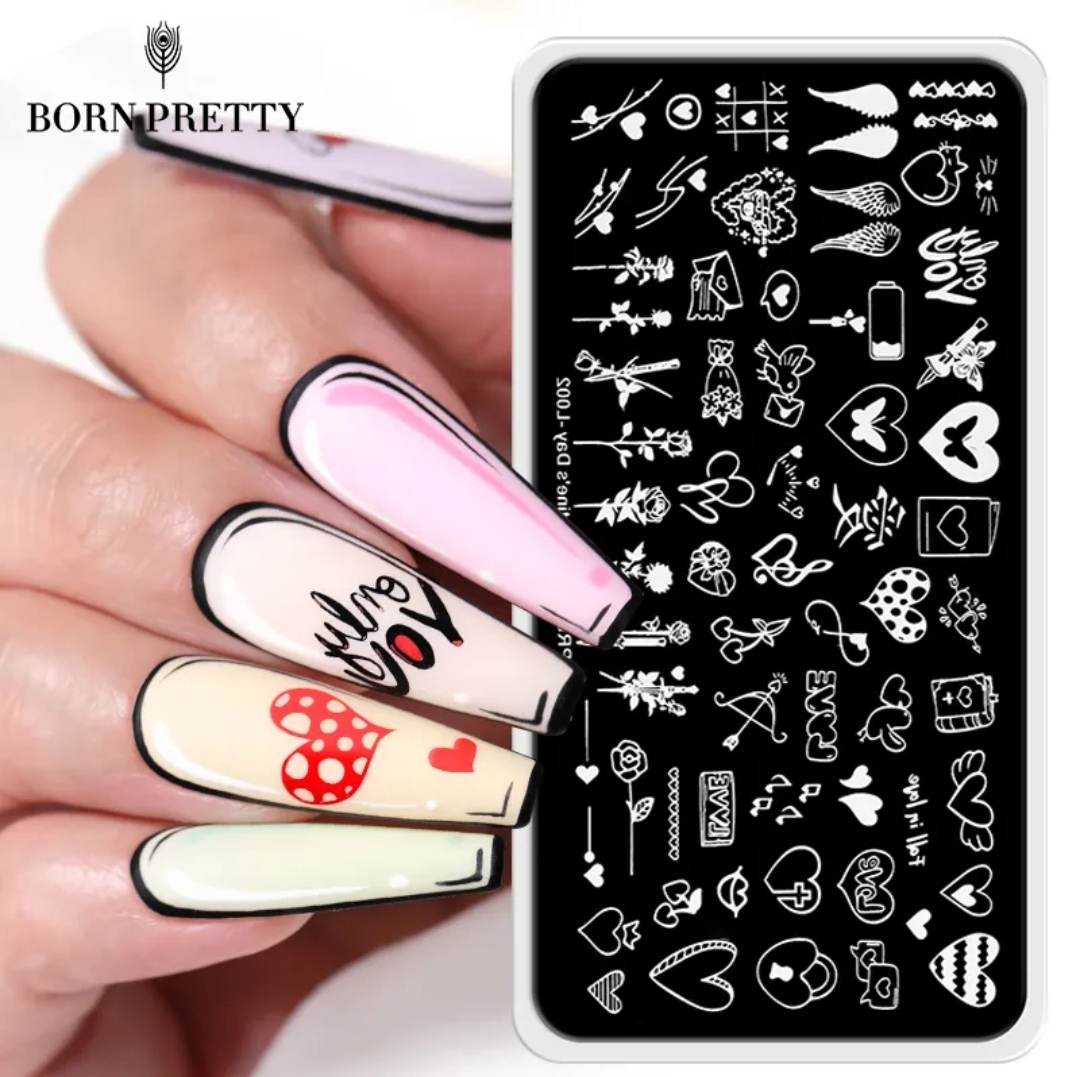 Love heart stamping Plate