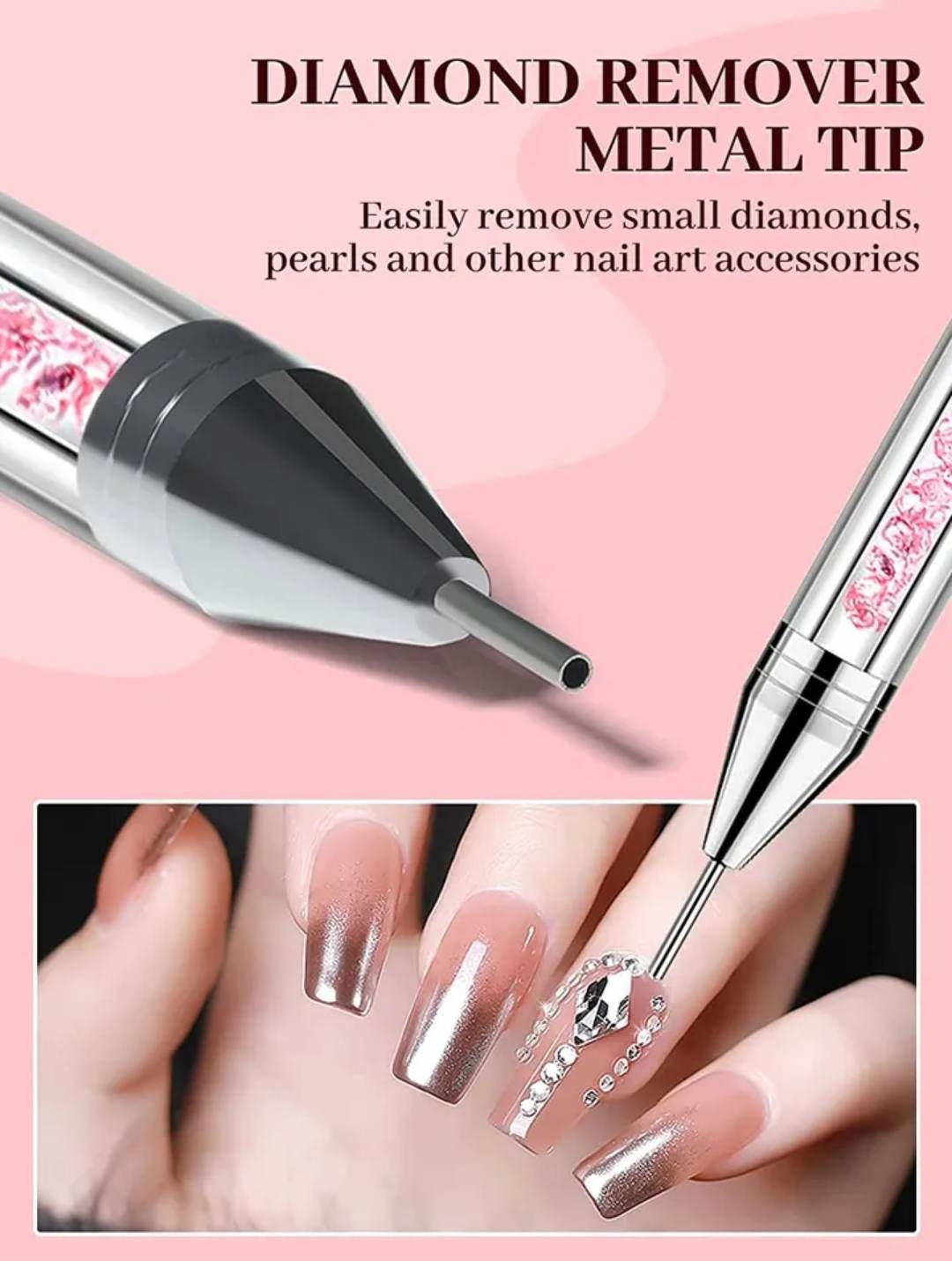 nail crystal applicator