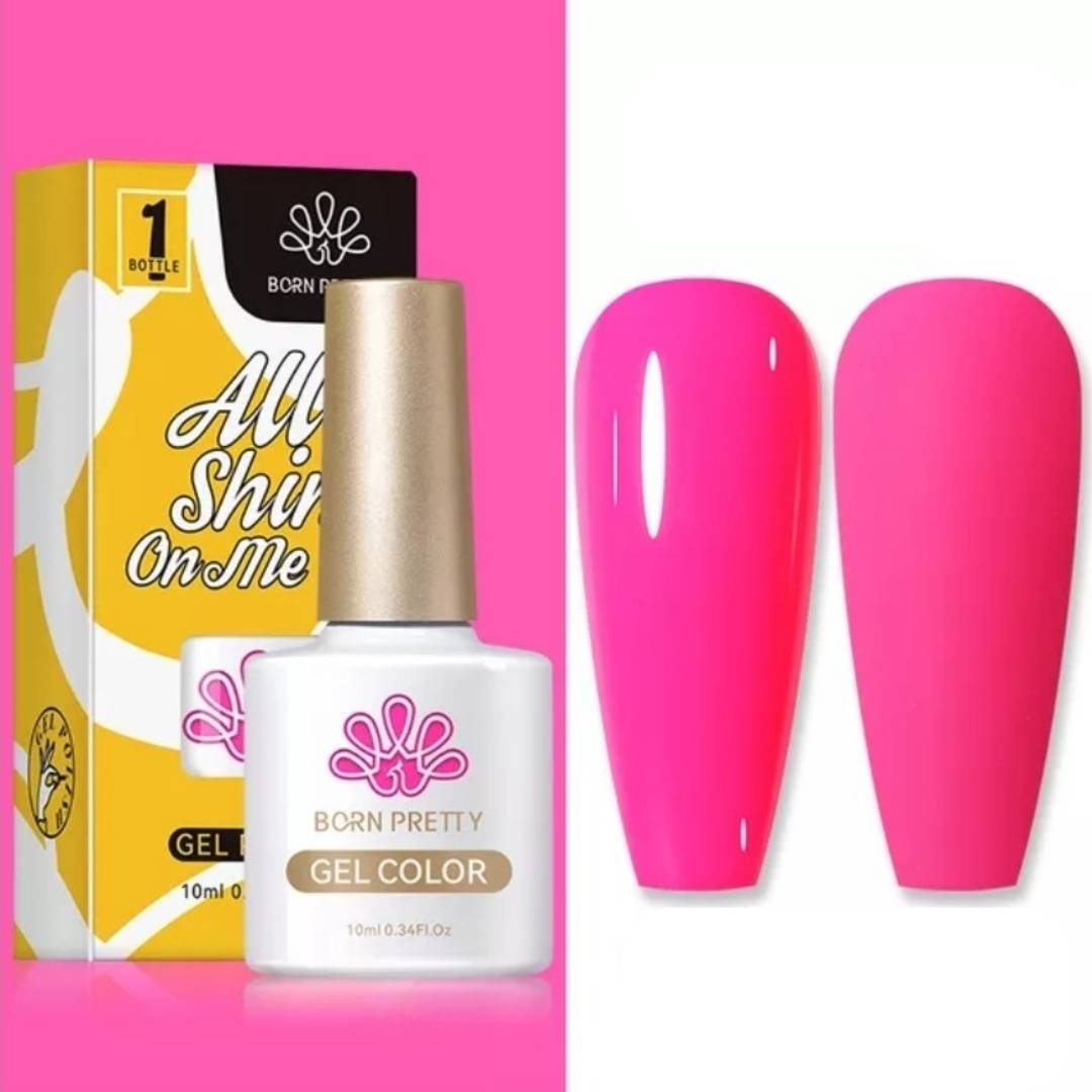 barbie pink gel polish