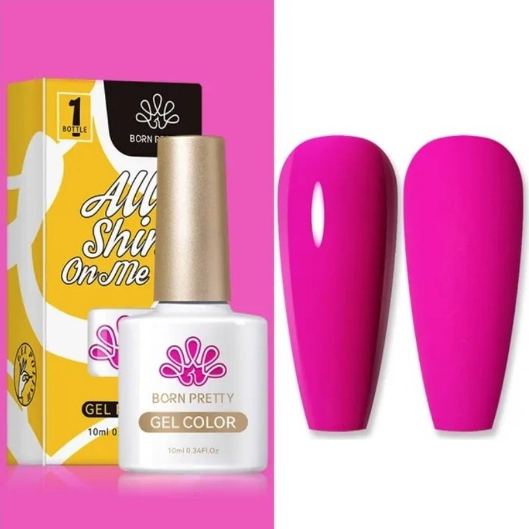 Born Pretty pink Gel Nail polish