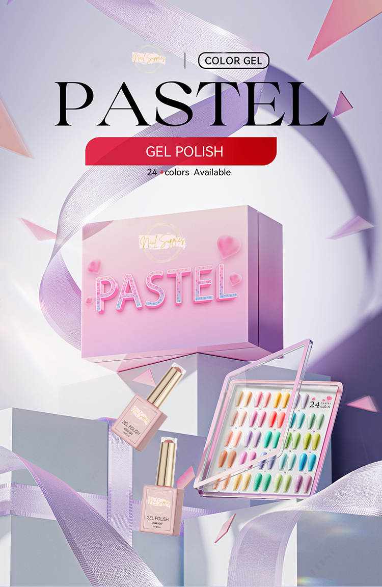 Pastel Gel Polish Kit Nail Supplies Australia