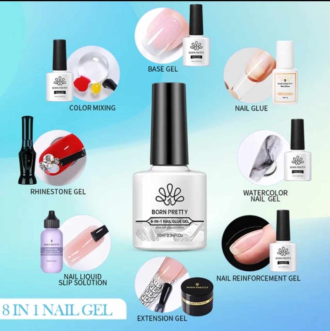 Born Pretty 8-in-1 Nail Glue