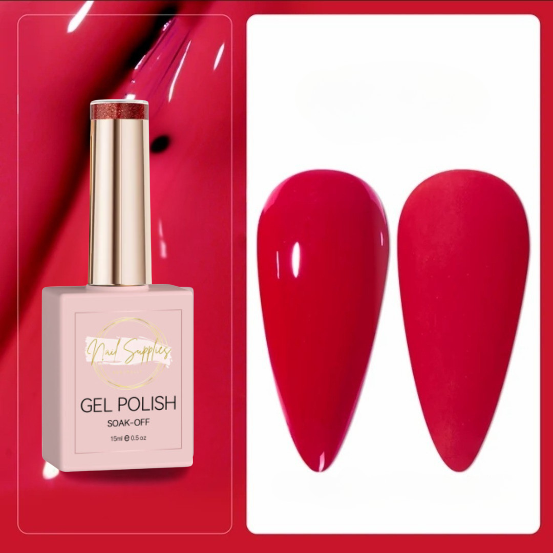 Blood red Gel polish