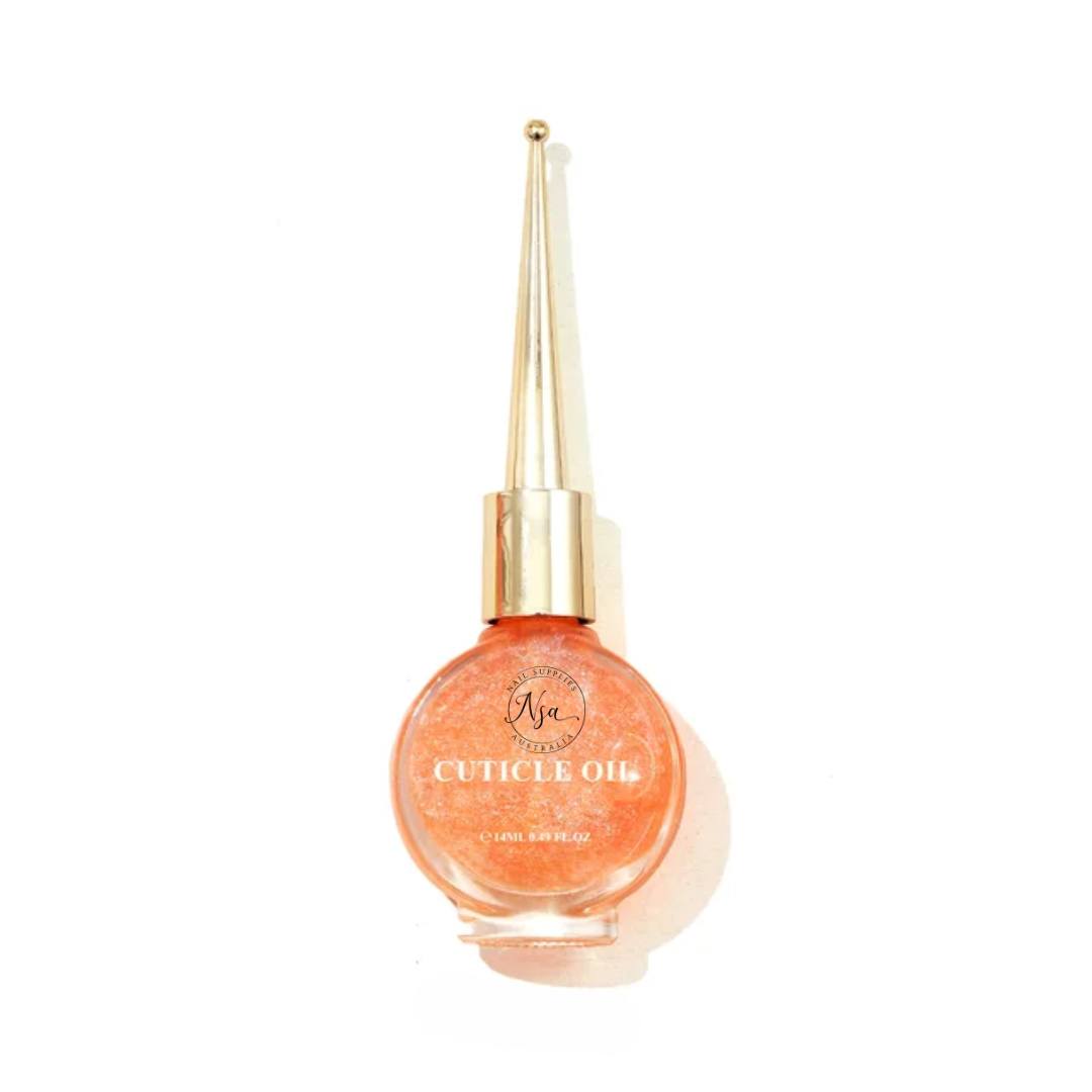 Orange Shimmer Cuticle Oil by Nail Supplies Australia