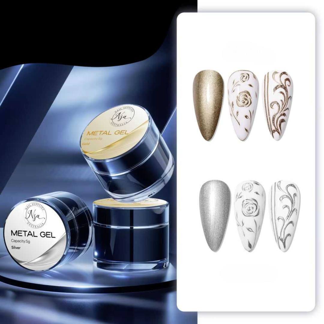 Nail Supplies Australia Chrome Metal Gel Polish