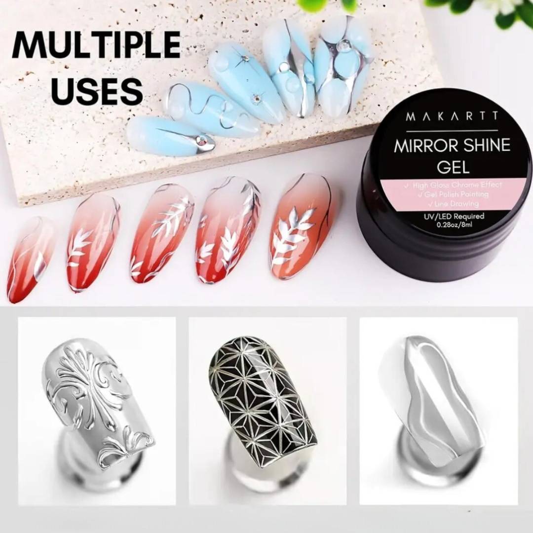 Makartt Chrome Mirror Shine Gel