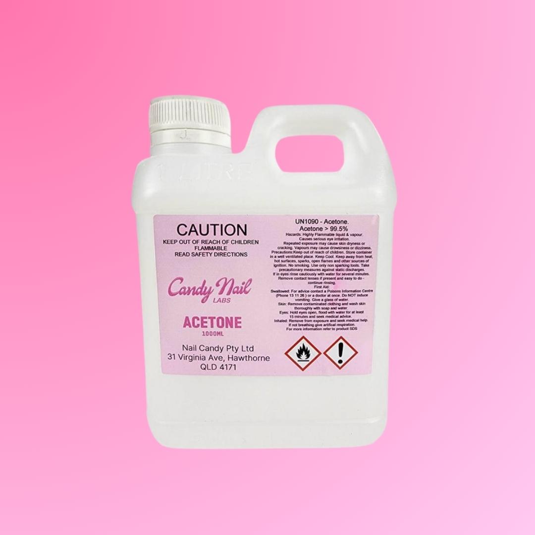Candy Nail Labs Pure Acetone & Isopropanol Combo – 1 Litre