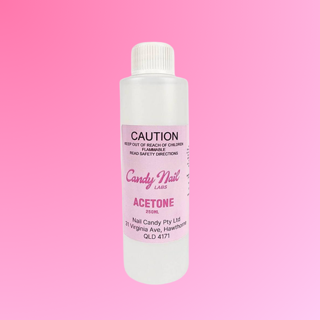 Candy Nail Labs Pure Acetone 250 mL bottle