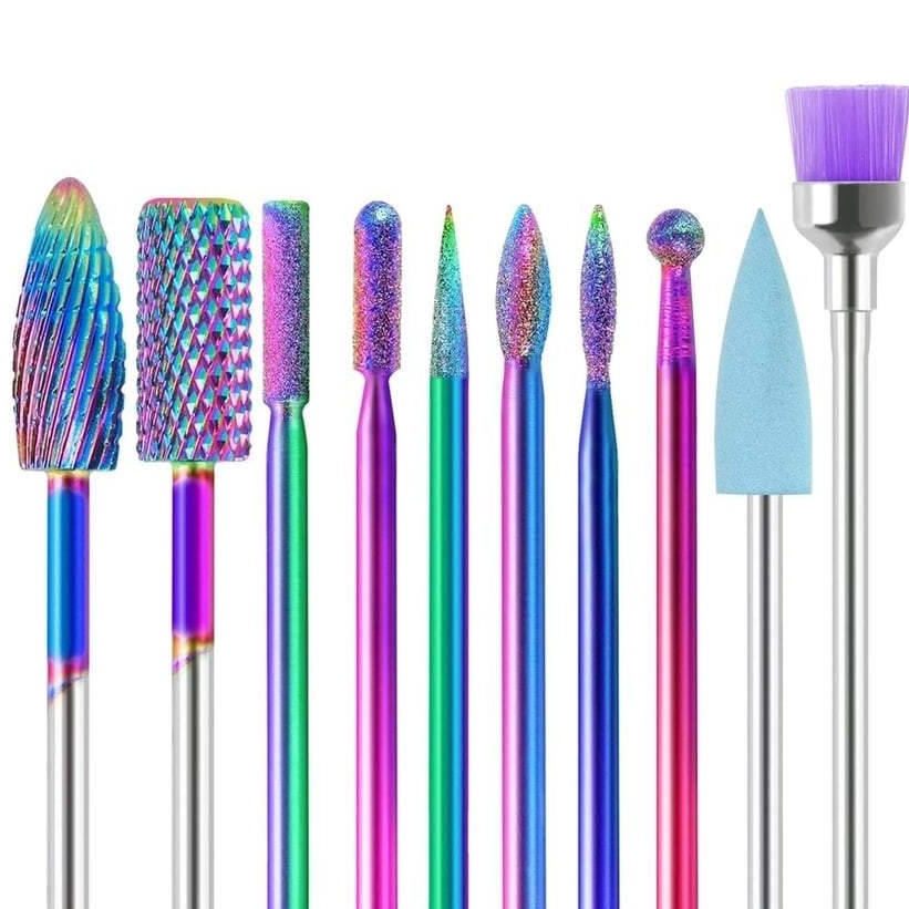 Nail drill bit set