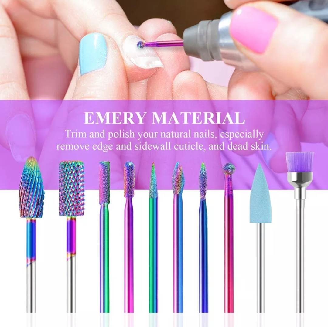 nail drill bit set