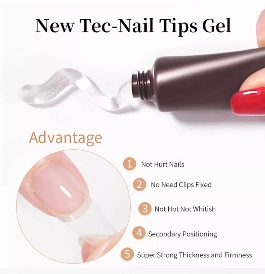 soft gel nail tip gel