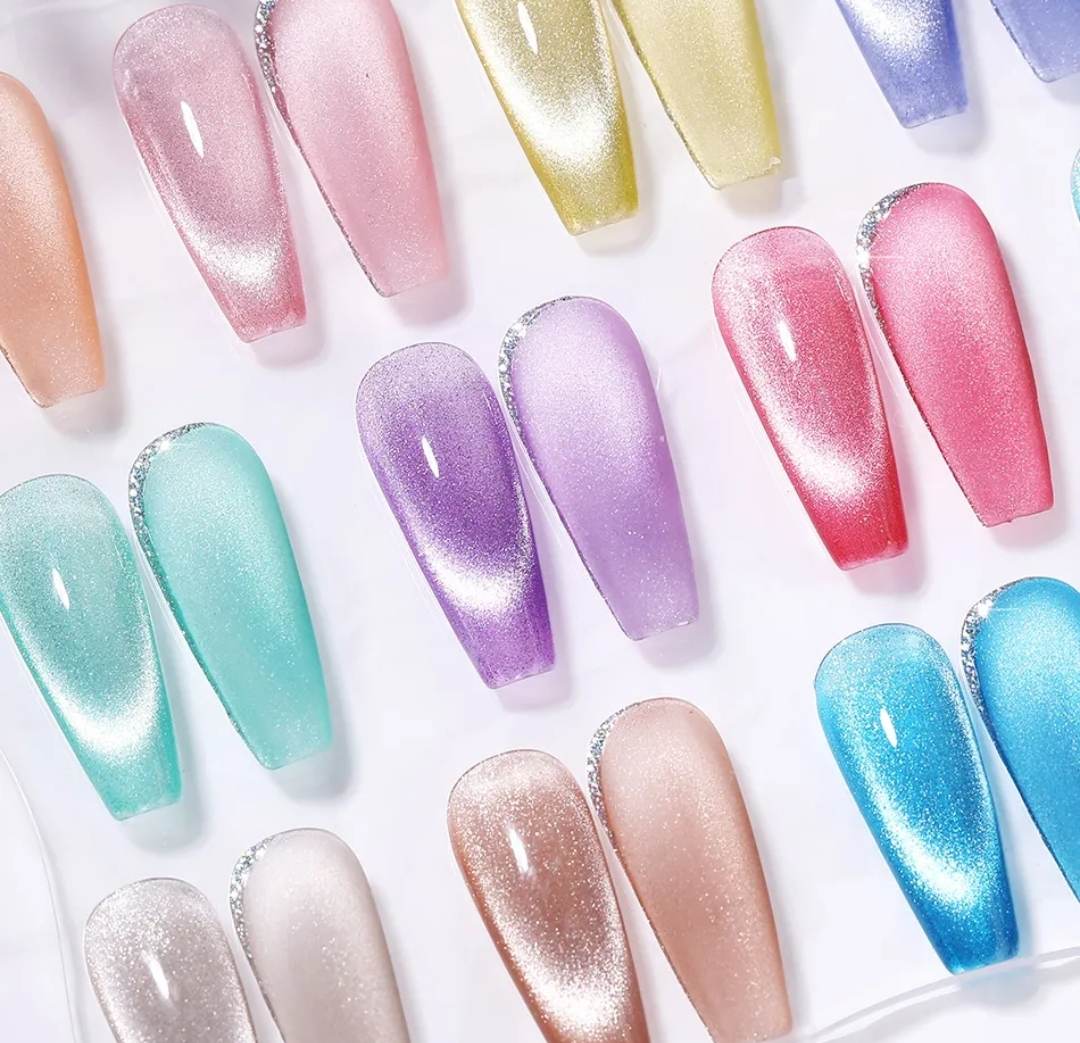 born pretty cat eye nails