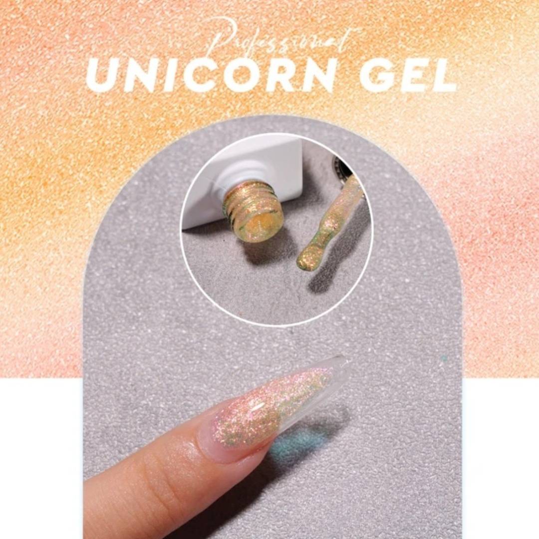 Nail Supplies Australia Gold Unicorn Gel Polish 