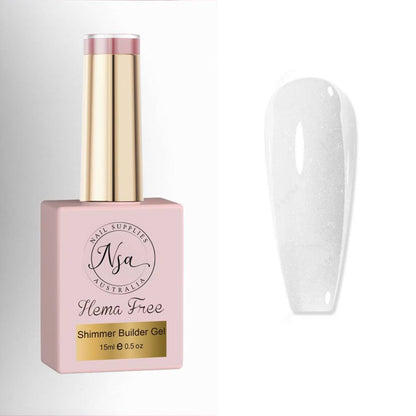 Nail Supplies Australia Shimmer Builder Gel in a bottle 