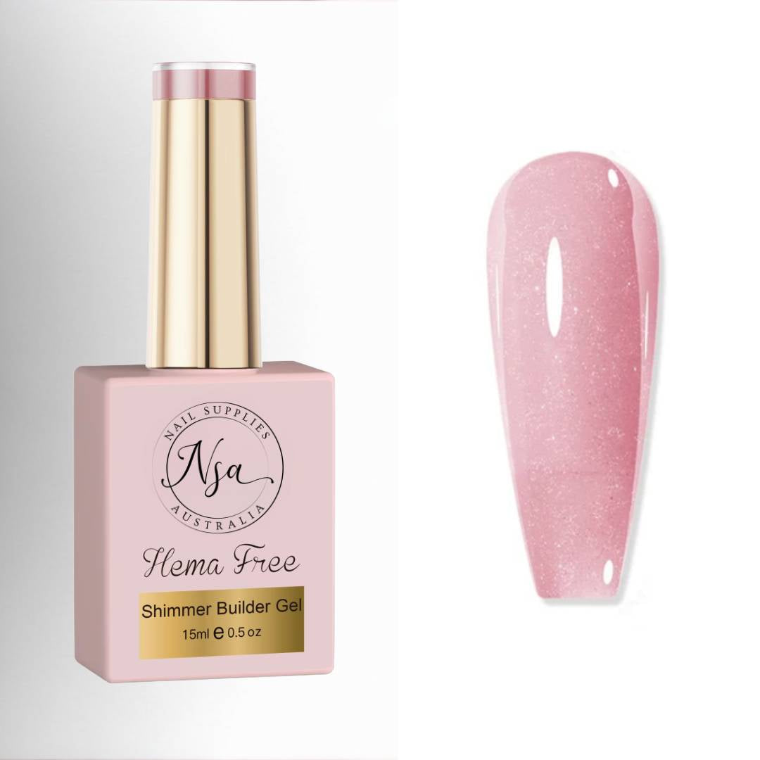 Nail Supplies Australia Shimmer Builder Gel in a bottle 