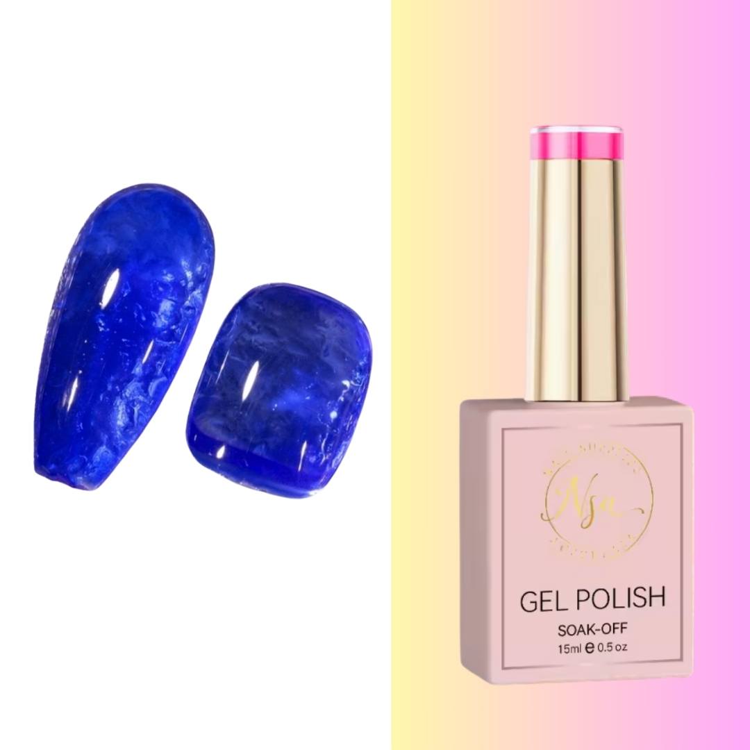 Blue Jelly Gel Polish By Nail Supplies Australia 
