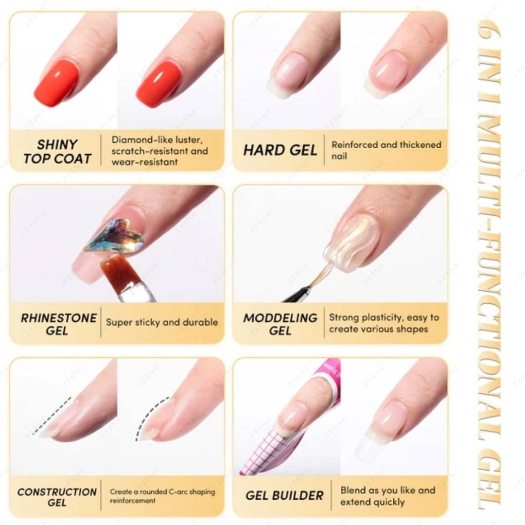 Nail Supplies Australia 6-In-1 Nail Gel