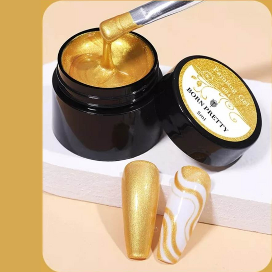 gold gel polish 