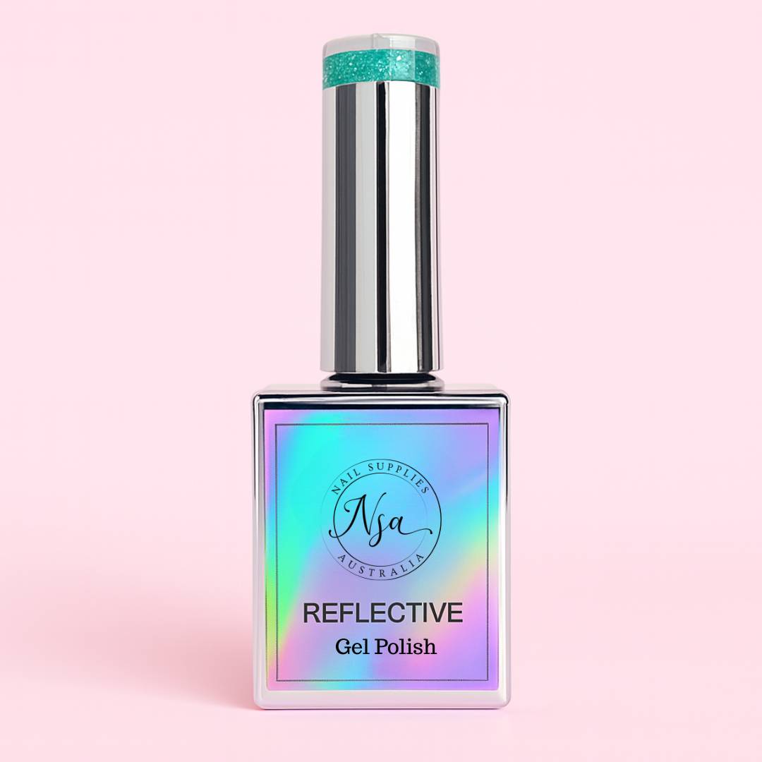Reflective Glitter Gel Polish by Nail Supplies Australia 