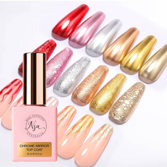 Mirror Chrome Top Coat By Nail Supplies Australia