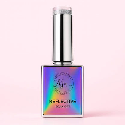 Nail Supplies Australia silver 
Reflective Glitter Gel Polish