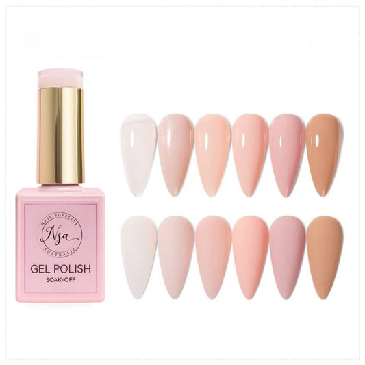 Nude Gel Polish Set by Nail Supplies Australia