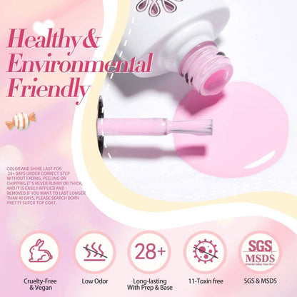 Hema free Born Pretty Candy Paradise Gel Polish Set