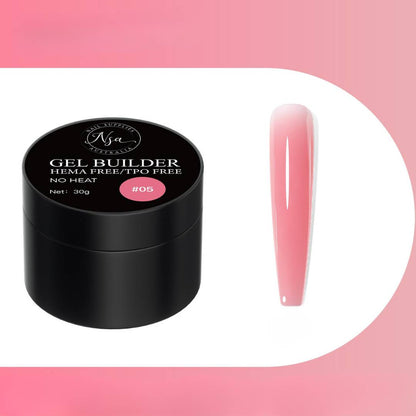 pink builder gel 