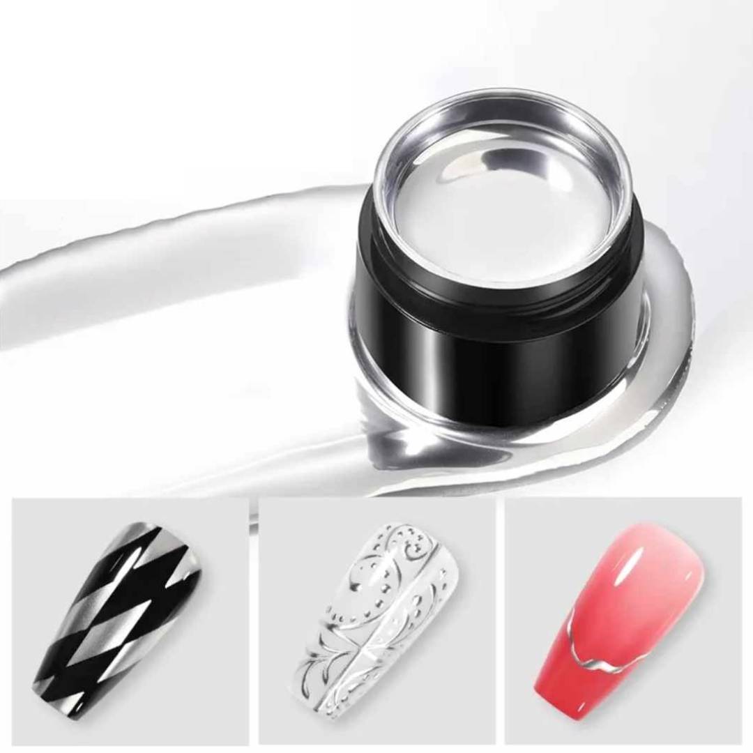 nail chrome gel polish 