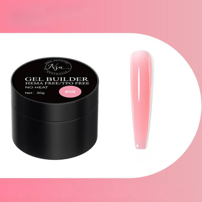 Pink Hard Builder Gel