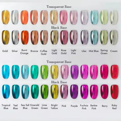 24 Piece Nail Chrome Set