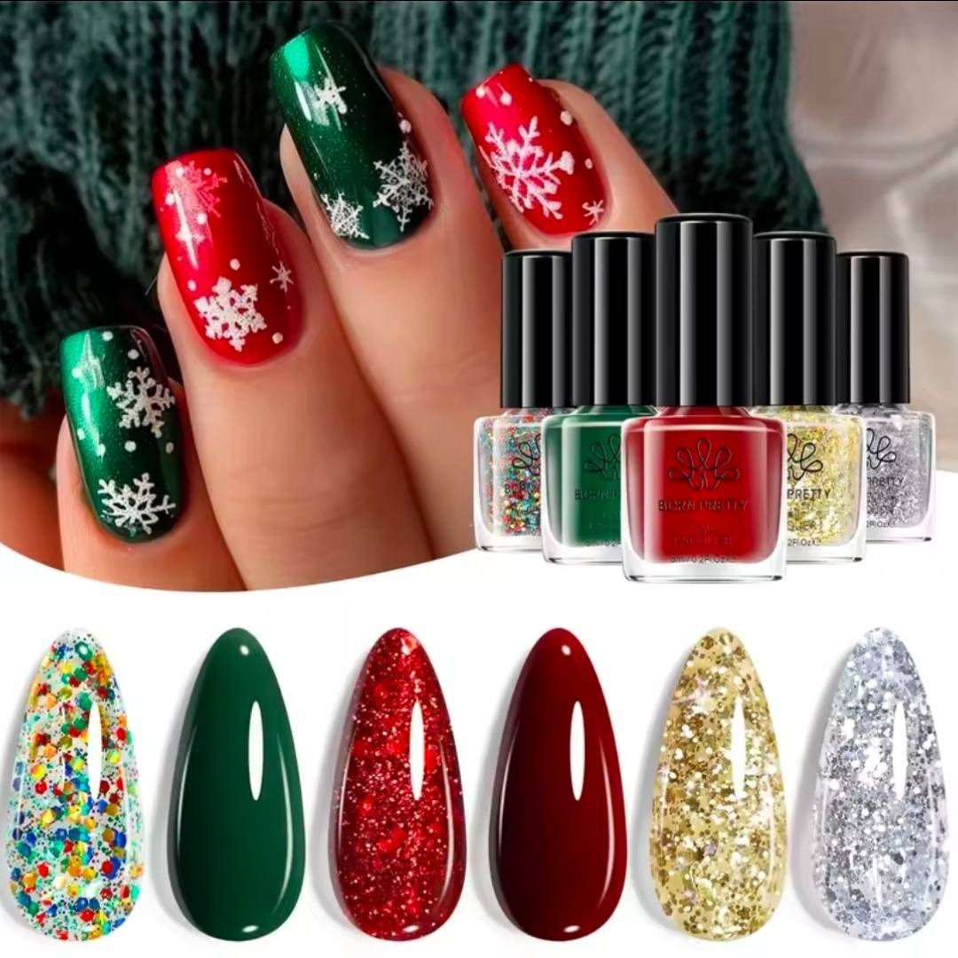 Born Pretty Christmas Nail Polish Set 