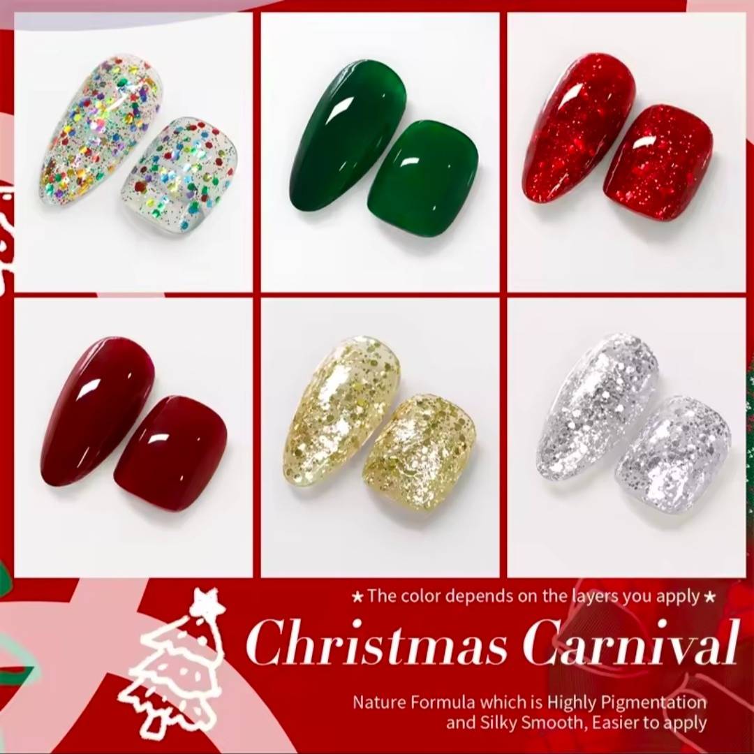 Born Pretty Christmas Nail Polish Set 