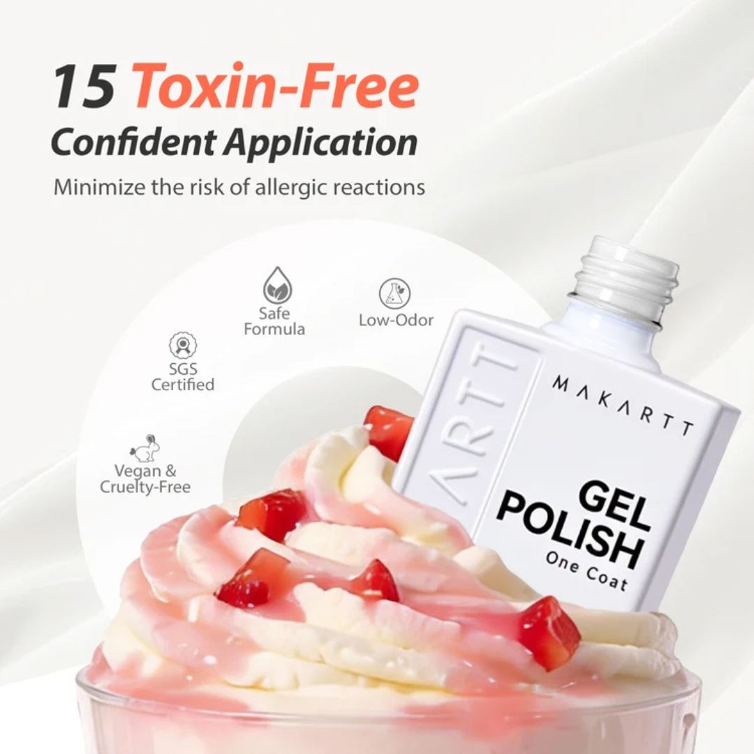 Makartt Gel Polish 15-toxin-free, low-odour formula