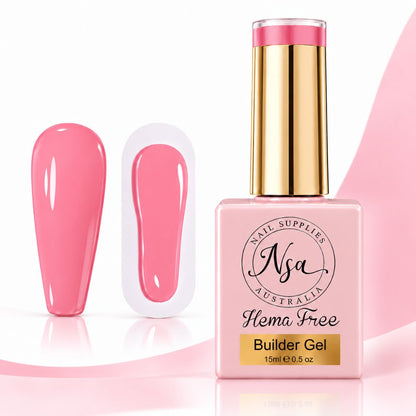 Pink Builder Gel in a bottle 