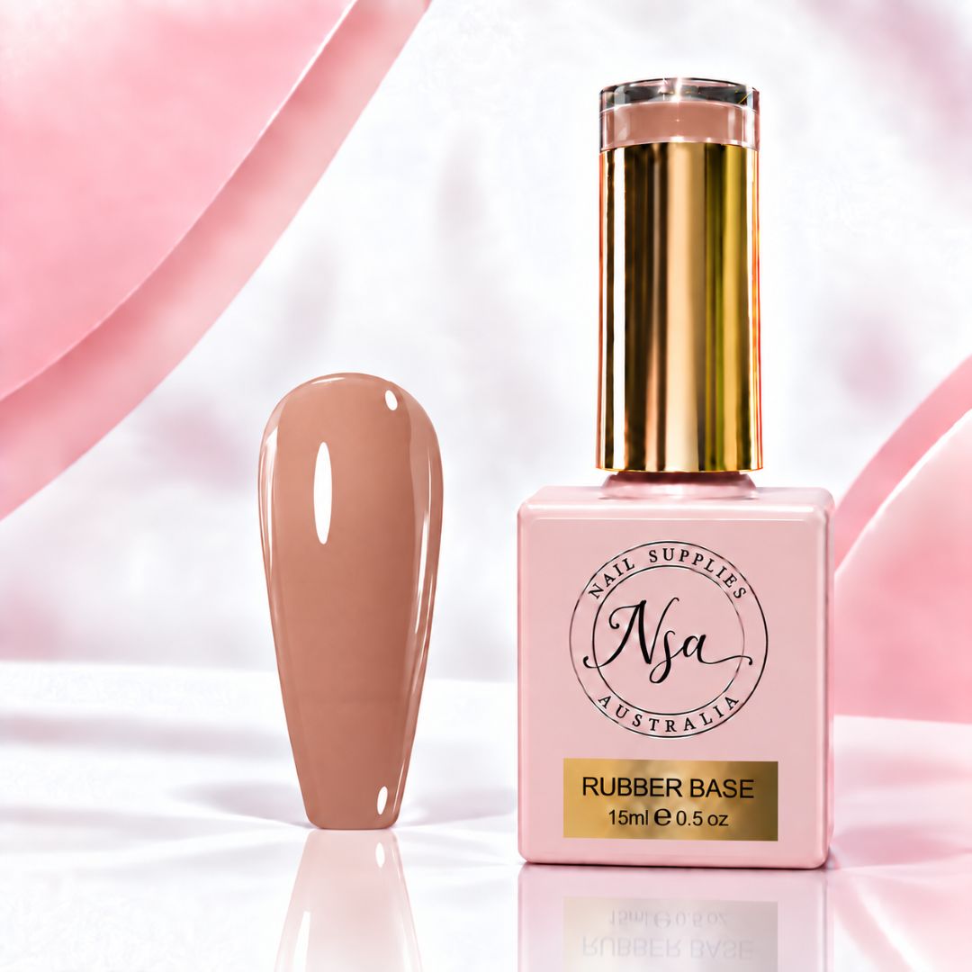 Rubber base gel for French nails