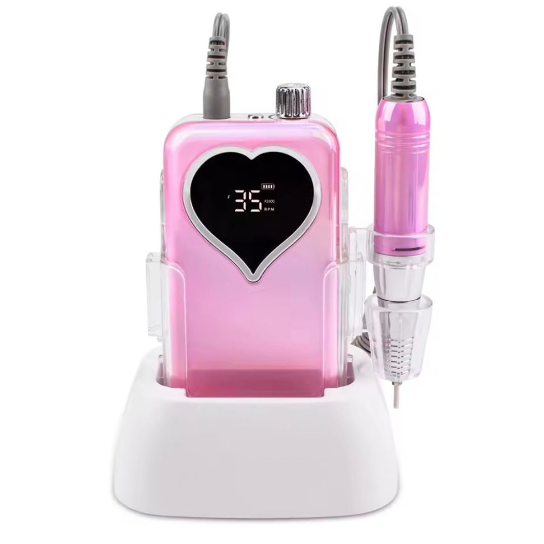 Portable rechargeable nail drill with Australian charging plug