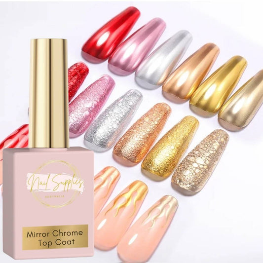 Mirror Chrome Top Coat By Nail Supplies Australia 