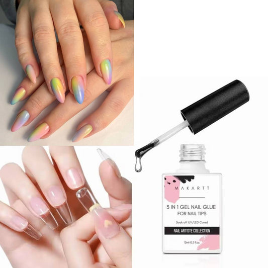 Makartt Nail Glue for soft gel nail tips 