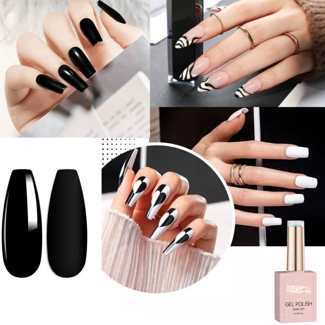 Black Gel Nail Polish By Nail Supplies Australia 