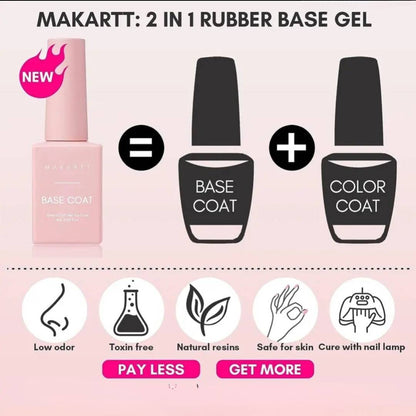 Makartt Nude Rubber Base Gel