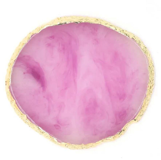Round Resin Nail Gel Polish Mixing Palette