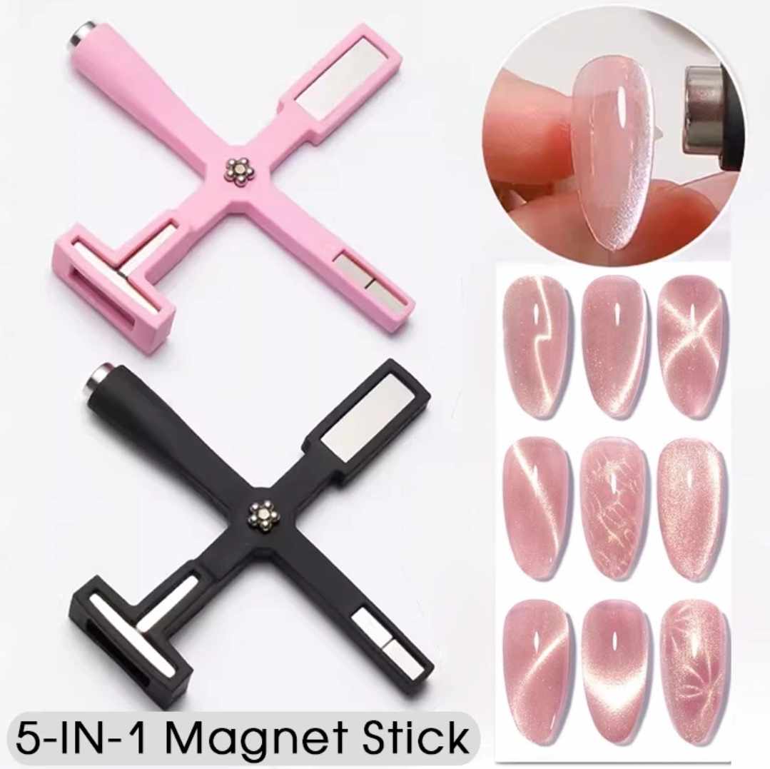 5 in 1 cat eye nail gel polish magnet